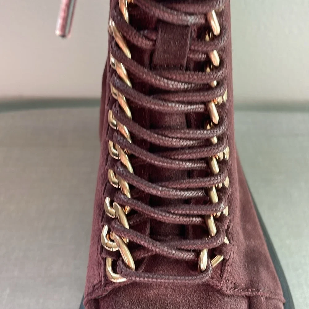 NEW! Sam Edelman Lovrin Women’s Leather Combat Boots Size 7 - Picture 7 of 12